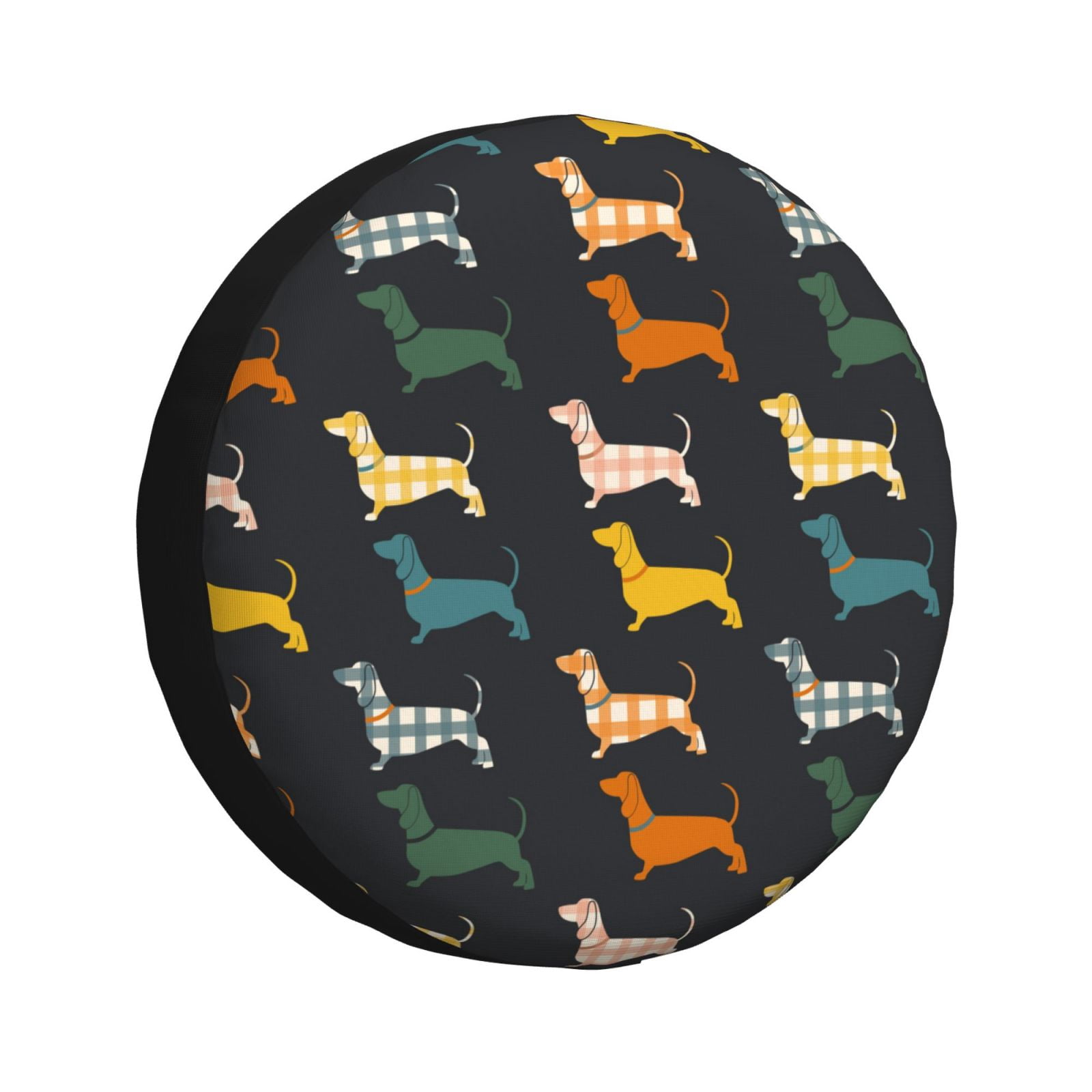 Cute Dachshund Spare Tire Cover – Waterproof, Universal Fit For Trailer, RV, SUV, Truck (14" To 17" Tires), Sun & Dust Protection
