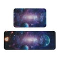 thumbnail image 1 of Yiaed Planets Stars And Galaxies1 Kitchen Rugs Sets of 2 Kitchen Mats Cushioned Anti Fatigue Kitchen Rug Tapetes Para Cocina for Sink,Laundry Room, 1 of 6