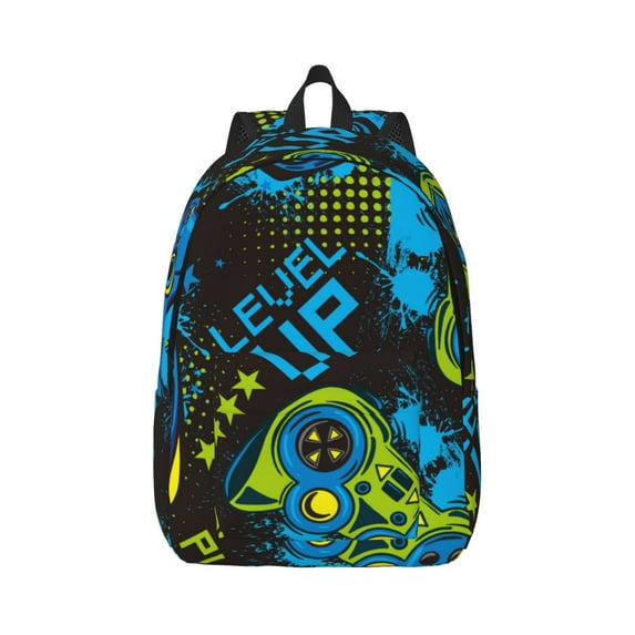 Yiaed Play Game Print Backpack, Premium Laptop Backpack, Travel Backpack for Women, Lightweight Backpacks, Comfortable Back Pack-Medium
