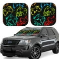 thumbnail image 1 of Yiaed Play Game Start Print Car Front Windshield Sun Shade,Foldable Anti-UV Car Sunshade for Front Window for Most Vehicles-Medium, 1 of 5