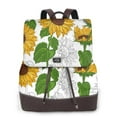 thumbnail image 1 of Yiaed Plump Sunflower And Sketch Print Laptop Backpack for Women Slim Computer Bag Work Travel College Backpack Purse Fits 14 Inch Notebook, 1 of 4