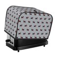 thumbnail image 1 of Yiaed Polka Dot Christmas Dog Print Two Slice Bread Machine Cover, Universal Size Kitchen Appliance Cover for Bread Machine,Bread Machine Cover, 1 of 7
