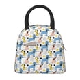 thumbnail image 1 of Yiaed Poodle Dog Print Lunch Bag Adult Insulated Lunch Box, Leakproof Cooler Food Lunch Containers Reusable High Capacity Lunch Tote Bags-One Size, 1 of 6