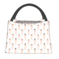 thumbnail image 1 of Yiaed Poodle Dog Print Lunch box lunch bag Portable Insulated Lunch Box for Women Men Cooler Tote Bag with Front Pocket for Work Picnic Travel, 1 of 6