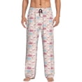 thumbnail image 1 of Yiaed Poodle In Ballet Skirts Dancing Print Men's Lounge Pants, Loose PJ Bottoms, Long Pajama Pants for Men-Small, 1 of 5