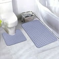 thumbnail image 1 of Yiaed Porcelain Chinaware Print Bathroom Mat Set 2 Pieces Mat Anti-Skid Pad Ultra Soft and Absorbent Bathroom Bath Mat Contour Bath Rugs for Toilet Base, 1 of 6