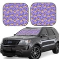 thumbnail image 1 of Yiaed Pugs and Flowers Print Car Front Windshield Sun Shade,Foldable Anti-UV Car Sunshade for Front Window for Most Vehicles-Small, 1 of 5