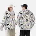 thumbnail image 1 of Yiaed Puppy Print Sun Shirts UPF 50+ Protection Hoodie Rash Guard Shirt UV Shirt Long Sleeve Fishing Outdoor Lightweightase-Large, 1 of 5