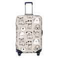 thumbnail image 1 of Yiaed Puppy Print Travel Luggage Cover Suitcase Protector Fits 18-32 Inch Luggage Wheel Covers Patterned Elastic Luggage Anti-scratch（No luggage）-Large, 1 of 5