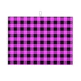 thumbnail image 1 of Yiaed Purple Black Buffalo Plaid Print Highly Absorbent Microfiber Kitchen Counter Mat, Dish Drying Pad for Dishes, Utensils, Pots and Pans, Large 18" x 24", 1 of 7