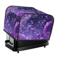 thumbnail image 1 of Yiaed Purple Bubble Abstract Art Print 4 Slice Toaster Dust Cover Bread Machine Oven Dustproof Cover Kitchen Bakeware Protector Dustproof Fingerprint Protection, 1 of 7