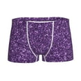 thumbnail image 1 of Yiaed Purple Glitter Print Boys' Boxer Briefs Cotton Casual Stretch Comfort Boys Boxers - Kids Boxer Briefs Underwear for Boys (6-18)-XX-Small, 1 of 5