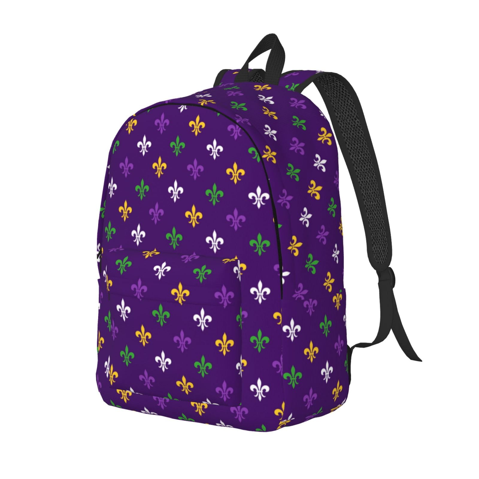 Moon Purple Pattern Print Backpack main image 0