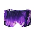 thumbnail image 1 of Yiaed Purple Pattern White Tiger Print Sleep Mask Blackout - Soft Eye Cover for Sleeping with Adjustable Veclro Breathable Eye Blindfold for Night Nap Travel, 1 of 7