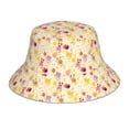 thumbnail image 1 of Yiaed Rabbit And Balloon Print Reflective Stripe Bucket Hat Unisex Funny Outdoor Fisherman Cap Beach Sun Hat, 1 of 5