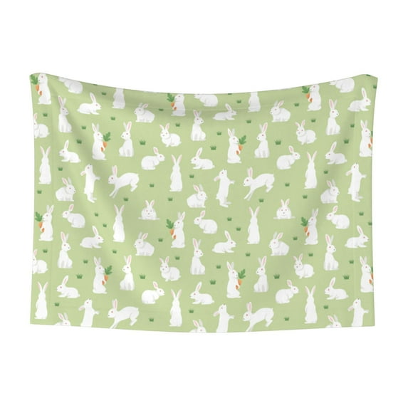 Yiaed Rabbit And Carrot (2) Print Dog Blankets-Cat Blanket Washable for Couch Protection,Puppy Blanket, Soft Plush Reversible Throw Furniture Protector-Small
