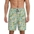 thumbnail image 1 of Yiaed Rabbit And Chick for Men's Soft Sleep Pajama Short Lounging Pajama Shorts-X-Large, 1 of 8