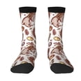 thumbnail image 1 of Yiaed Rabbit And Egg Print Great elasticity Crew Socks Sports socks for Men and Women, 1 of 5