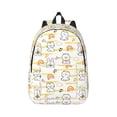 thumbnail image 1 of Yiaed Rabbit And Milk Tea Print Backpack, Premium Laptop Backpack, Travel Backpack for Women, Lightweight Backpacks, Comfortable Back Pack-Medium, 1 of 5
