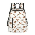 thumbnail image 1 of Yiaed Rabbit And Squirrel Print Lightweight Backpack Travel Backpacks Hiking Daypack for Women Men, 1 of 5