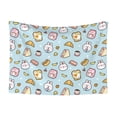 thumbnail image 1 of Yiaed Rabbit Burger Coffee Print Dog Blankets-Cat Blanket Washable for Couch Protection,Puppy Blanket, Soft Plush Reversible Throw Furniture Protector-Medium, 1 of 8