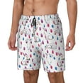 thumbnail image 1 of Yiaed Rabbit Eating Print Mens Swim Trunks Bathing Suit Compression Liner Beach Swim Shorts Swimwear Quick Dry Zipper Pocket No-Chafing Board Short-Medium, 1 of 6