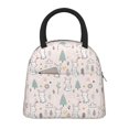 thumbnail image 1 of Yiaed Rabbit Forest Print Lunch Bag Adult Insulated Lunch Box, Leakproof Cooler Food Lunch Containers Reusable High Capacity Lunch Tote Bags-One Size, 1 of 6