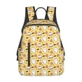 thumbnail image 1 of Yiaed Rabbit Hunger Print Lightweight Backpack Travel Backpacks Hiking Daypack for Women Men, 1 of 5