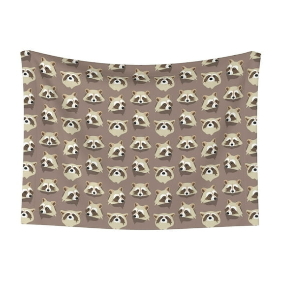 Yiaed Raccoon Print Dog Blankets-Cat Blanket Washable for Couch Protection,Puppy Blanket, Soft Plush Reversible Throw Furniture Protector-Small