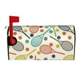 thumbnail image 1 of Yiaed Racket and Tennis Ball Print Mailbox Covers, Magnetic Mailbox Cover, Mail Box Covers for Garden Outdoor Decor Box Covers-25.5x21 in, 1 of 8