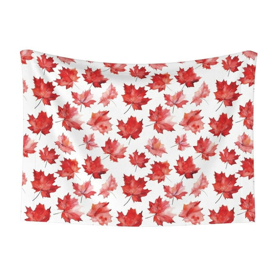 Yiaed Realistic Maple Leaf Print Dog Blankets-Cat Blanket Washable for Couch Protection,Puppy Blanket, Soft Plush Reversible Throw Furniture Protector-Small