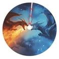thumbnail image 1 of Yiaed Red And Blue Fire Dragon A Print Christmas Tree Skirt , Tree SkirtsTree Mat for Christmas Winter Holiday Indoor Decorations-30", 1 of 7