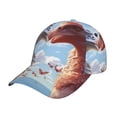 thumbnail image 1 of Yiaed Red And White Bird Couple Print Cap Adjustable Size for Running Workouts and Outdoor Activities All Seasons, 1 of 5
