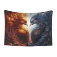 thumbnail image 1 of Yiaed Red And White Fire Bird Print Dog Blankets-Cat Blanket Washable for Couch Protection,Puppy Blanket, Soft Plush Reversible Throw Furniture Protector-Medium, 1 of 8