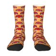thumbnail image 1 of Yiaed Red Cars Print Great elasticity Crew Socks Sports socks for Men and Women, 1 of 5