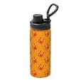 thumbnail image 1 of Yiaed Red Crab Print Sports Insulated Kettle Bottle Reusable Stainless Steel Insulated Cup, Outdoor Portable Casual Stainless Steel Insulation Cup, 1 of 7