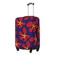 thumbnail image 1 of Yiaed Red Floral Print Travel Luggage Cover Suitcase Protector Covers Elastic Luggage Anti-scratch(No luggage included）-Large, 1 of 7