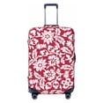 thumbnail image 1 of Yiaed Red Flowers Print Travel Luggage Cover Suitcase Protector Fits 18-32 Inch Luggage Wheel Covers Patterned Elastic Luggage Anti-scratch（No luggage）-, 1 of 5