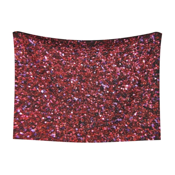 Yiaed Red Glitter Print Dog Blankets-Cat Blanket Washable for Couch Protection,Puppy Blanket, Soft Plush Reversible Throw Furniture Protector-Small