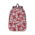 thumbnail image 1 of Yiaed Red Hawthorn Print Backpack, Premium Laptop Backpack, Travel Backpack for Women, Lightweight Backpacks, Comfortable Back Pack-Medium, 1 of 7