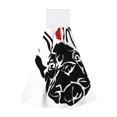 thumbnail image 1 of Yiaed Red Heart And Puppy Of Bulldog Print Coral Velvet Wipes Absorbent Wipes Cleaning Cloths Household Table and Dish Wiping Cloths, 1 of 7