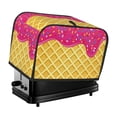 thumbnail image 1 of Yiaed Red Ice Cream Print Two Slice Bread Machine Cover, Universal Size Kitchen Appliance Cover for Bread Machine,Bread Machine Cover, 1 of 7