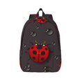 thumbnail image 1 of Yiaed Red Ladybugs Print Backpack, Premium Laptop Backpack, Travel Backpack for Women, Lightweight Backpacks, Comfortable Back Pack-Medium, 1 of 5