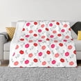 thumbnail image 1 of Yiaed Red Lips 1 Print Blanket Throw Blanket Soft Cozy Flannel Blanket for Home Bed Sofa Couch Chair-60"x50", 1 of 6