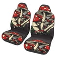 thumbnail image 1 of Yiaed Red Mushrooms Print Car Seat Covers,Universal Auto Seats Protector Fits for Car,SUV Sedan,Truck,Automotive Seat Covers & Accessories(Two packs), 1 of 7