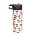 thumbnail image 1 of Yiaed Red Mushrooms Print Water Bottle with Straw Lid, Stainless Steel Double Wall Insulated Water Bottle | Leak-Proof and Spill-Proof Water Bottle, 1 of 8