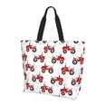 thumbnail image 1 of Yiaed Red Wheeled Tractors Print Handbag for Women Tote Purse Shoulder Bag Large Fashion Hobo Purse Handbag Shopping Tote, 1 of 5