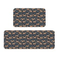 thumbnail image 1 of Yiaed Reindeer Kitchen Rugs Sets of 2 Kitchen Mats Cushioned Anti Fatigue Kitchen Rug Tapetes Para Cocina for Sink,Laundry Room, 1 of 6