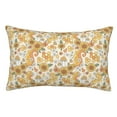thumbnail image 1 of Yiaed Retro 70s 60s Flower Print Brushed Microfiber Envelope Pillowcases, Standard,Envelope Closure Pillow Cases(No pillow core)-14"x20", 1 of 6