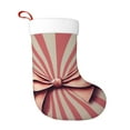 thumbnail image 1 of Yiaed Retro Bow Print Christmas Stockings, Christmas Stockings Hanging Ornaments, Christmas Stockings for Family Christmas Holiday Decorations, 1 of 7